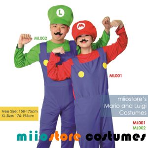 Rent Mario and Luigi Costumes Singapore