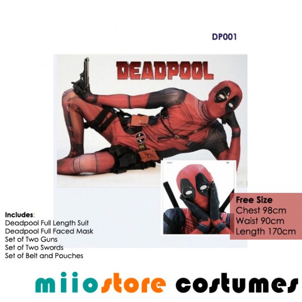 Deadpool Costumes Singapore - miiostore Costumes Singapore - DP001