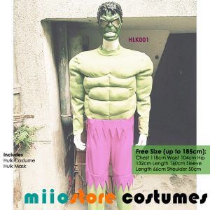 Hulk Costumes HLK001 - miiostore Costumes Singapore