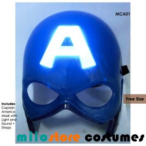 Captain America Mask Accessories - miiostore Costumes Singapore MCA01