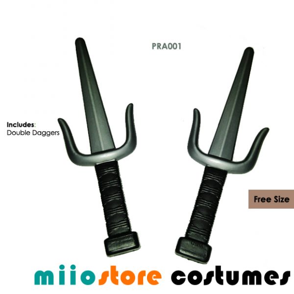 Ninja Double Dagger Sai Pirate Accessories - miiostore Costumes Singapore PRA001