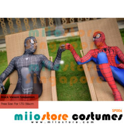 Black Venom Spiderman Costumes - Peter Parker - miiostore Costumes Singapore - SP006