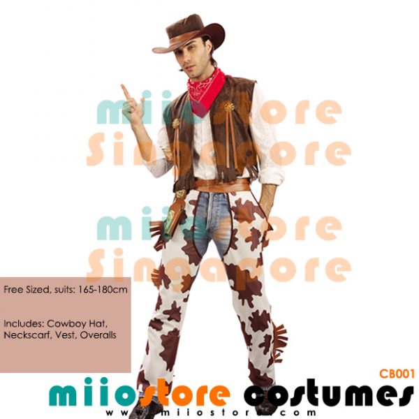 Cowboy Costumes - miiostore Costumes Singapore - CB001