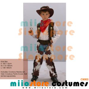 Rent Cowboy Kids Costumes - miiostore Costumes SIngapore - CB003