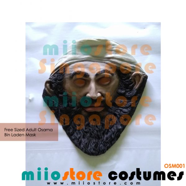 Osama Bin Laden Terrorist Masks Singapore - OSM001- miiostore Costumes Singapore OSM001