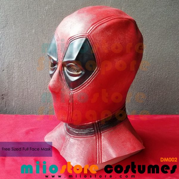 Deadpool Full Faced Mask - miiostore Costumes Singapore - DM002