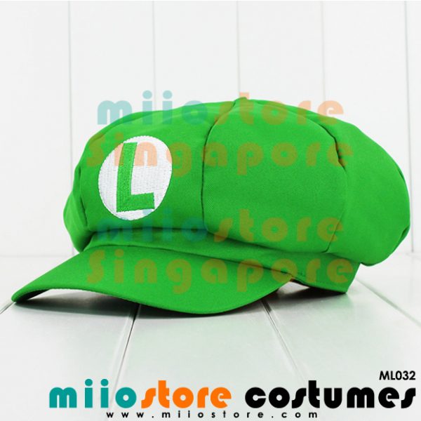 Limited Edition Premium Luigi Jockey Cap ML032 - miiostore Costumes Singapore